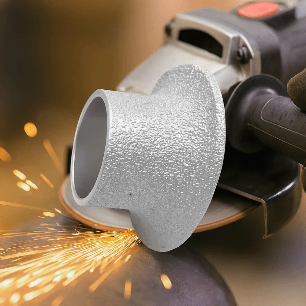 Round Shape Emery Grinding Wheel French Edge Arbor Hole Profile Grinding Wheel Various Shapes Semi-circular Edge