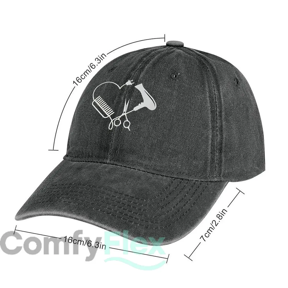 Hair Salon Tools Fashion Washed Baseball Cap Outdoor For Womens Unisex Female Beach Dad Hat Hip Hop
