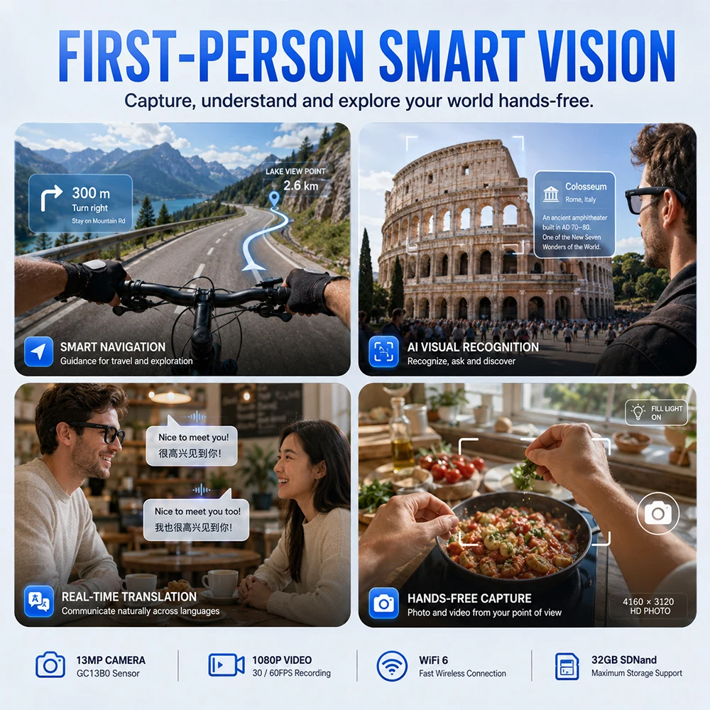 Nowe okulary inteligentne z ka – Smart Glasses Lens recenzja i cena
