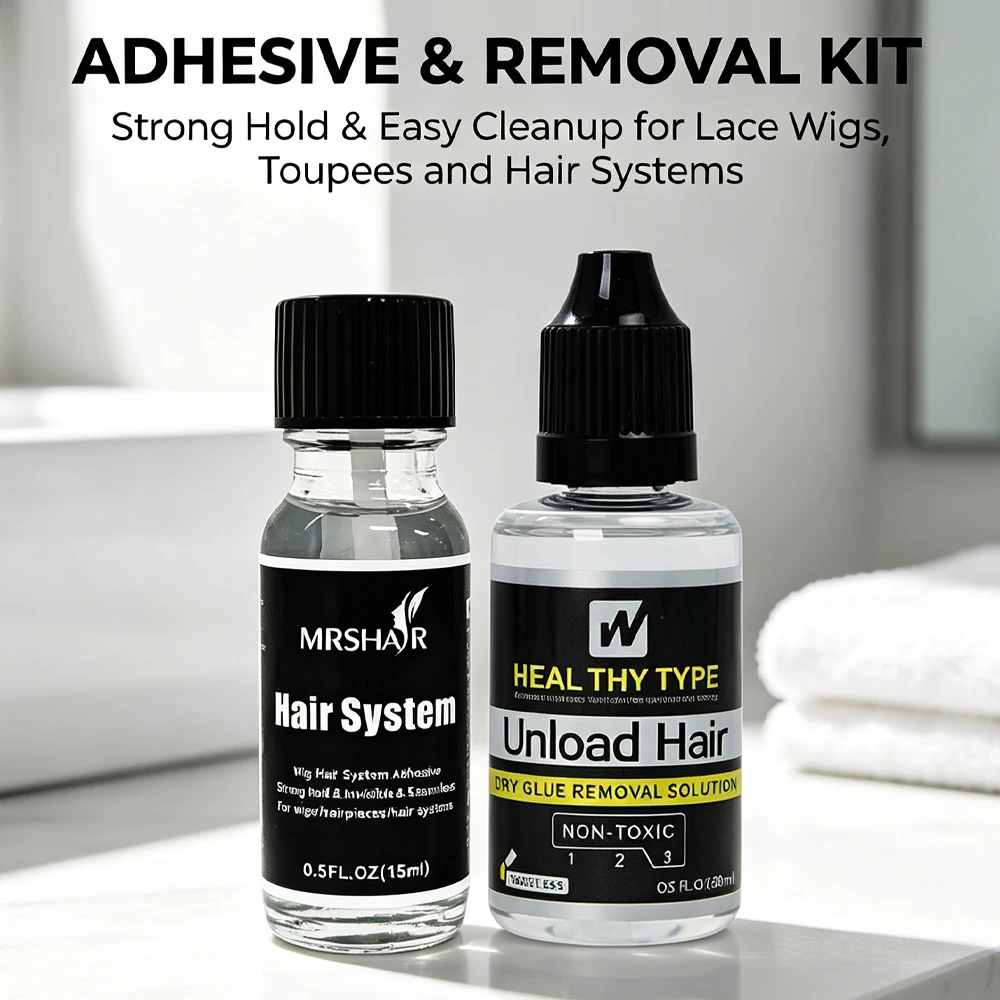 Hair System Toupee Glue Wholes  Strong Hold Glue Waterproof Unload Hair Wig Glue for Lace Wigs Adhesives