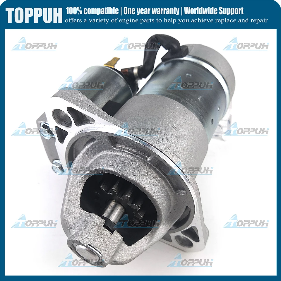 New S114-817 12V 11T 1.4KW Starter 129242-77010 for HITACHI YANMAR 3JH3 3JH3E 129608-77010 129698-77010 18219