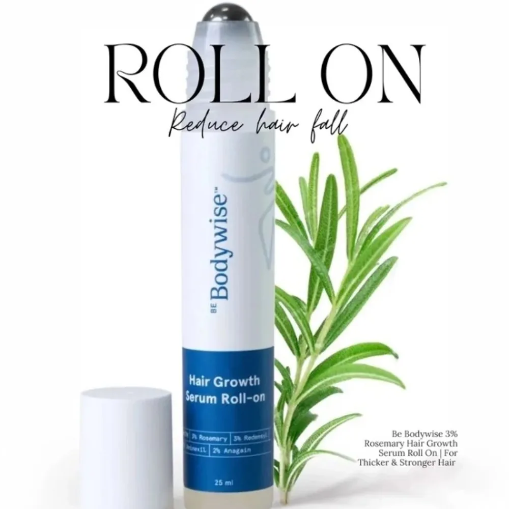 Rosemary Be Bodywise Hair Growth Serum Roll On Thicker Stronger Hair Promote Scalp Health Increase Hair Density Original Essence