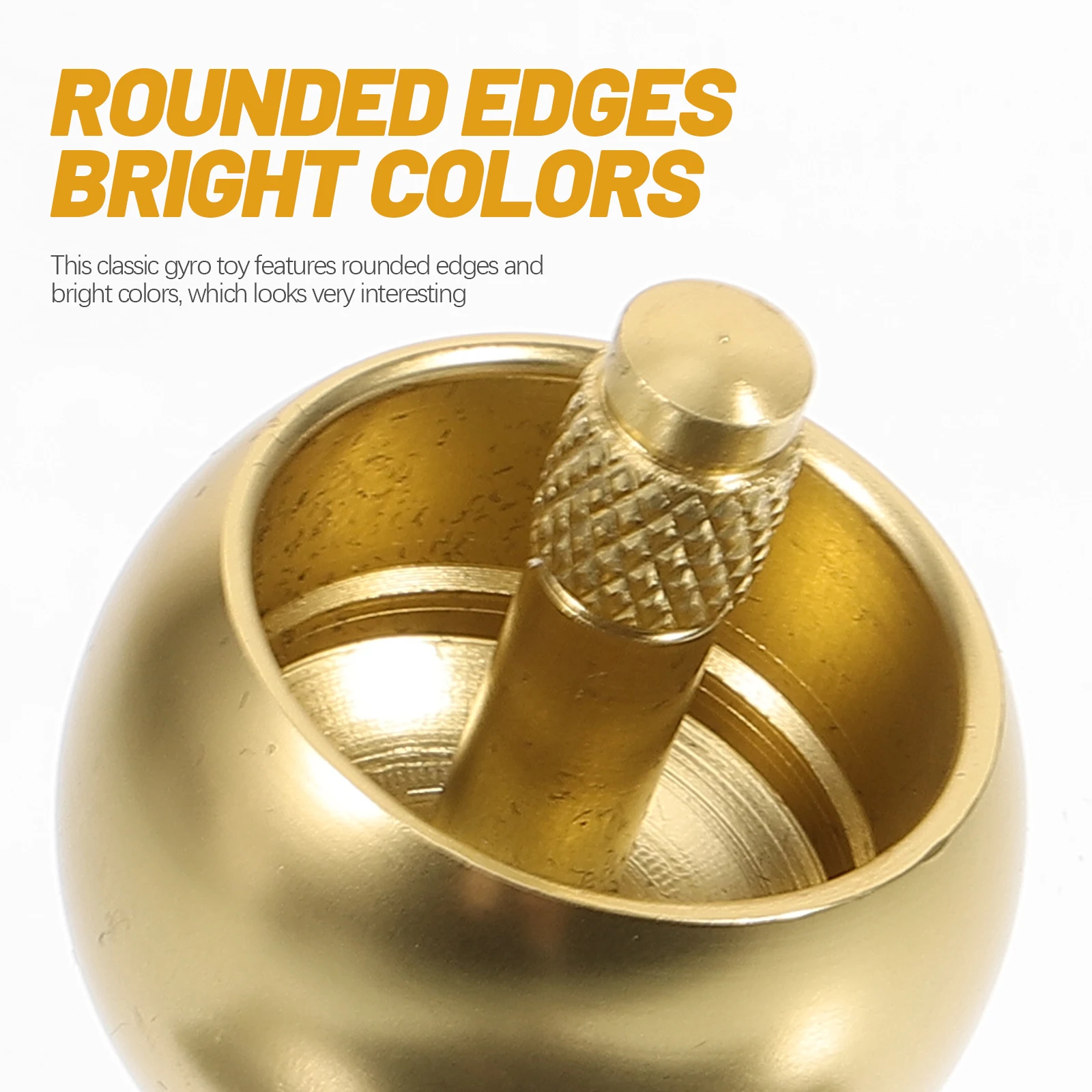 

Металлический автоматический флип-гироскоп, волчок, детские игрушки, подарки, яркие цвета, закругленные края, безопасная износостойкая металлическая игрушка-гироскоп