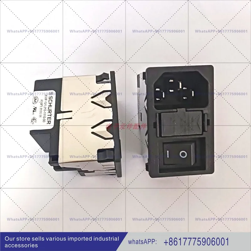 KMF1.1111.11 Schurter Power Module 1A Filter C14 Receptacle/Tailstock