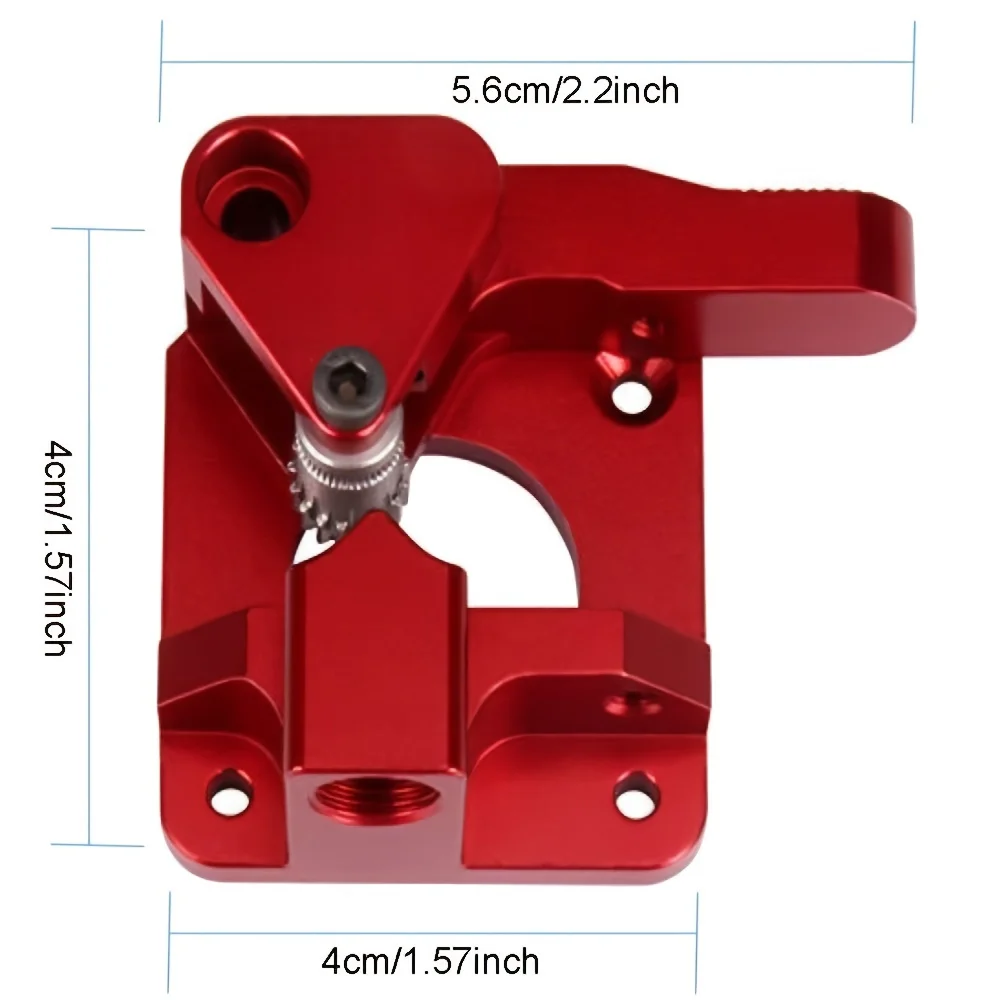 Dual Gear Extruder Ender 3 v2 Upgrade Motor Shaft 20mm, Compatible with Ender 3 Pro CR10 Series 3D Printer TPU Filament Drive