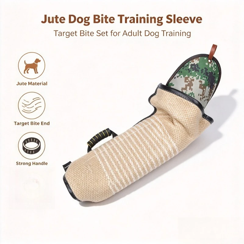 Dog Training Products Factory Jute Dog Bite Set Target Bite Set Adult Dog Training Protector