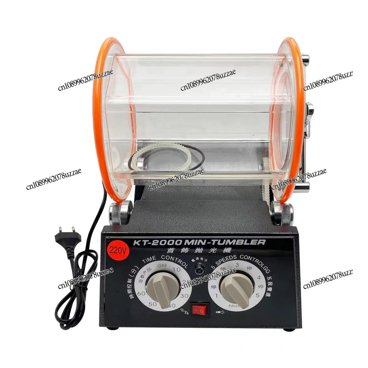 

Полировальная машина для ювелирных изделий KT-6808-130, малогабаритная барабанная/роликовая полировальная машина, роторная полировальная машина