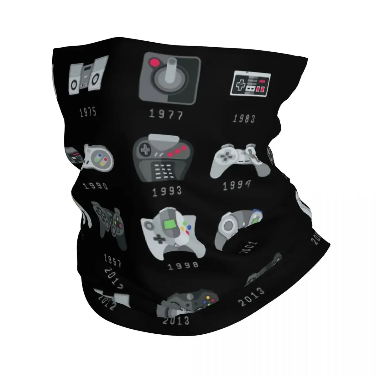 Geek Gaming Controllers Bandana Neck Cover Printed Face Scarf Multifunction Headwear Riding For Men Women Adult All Season