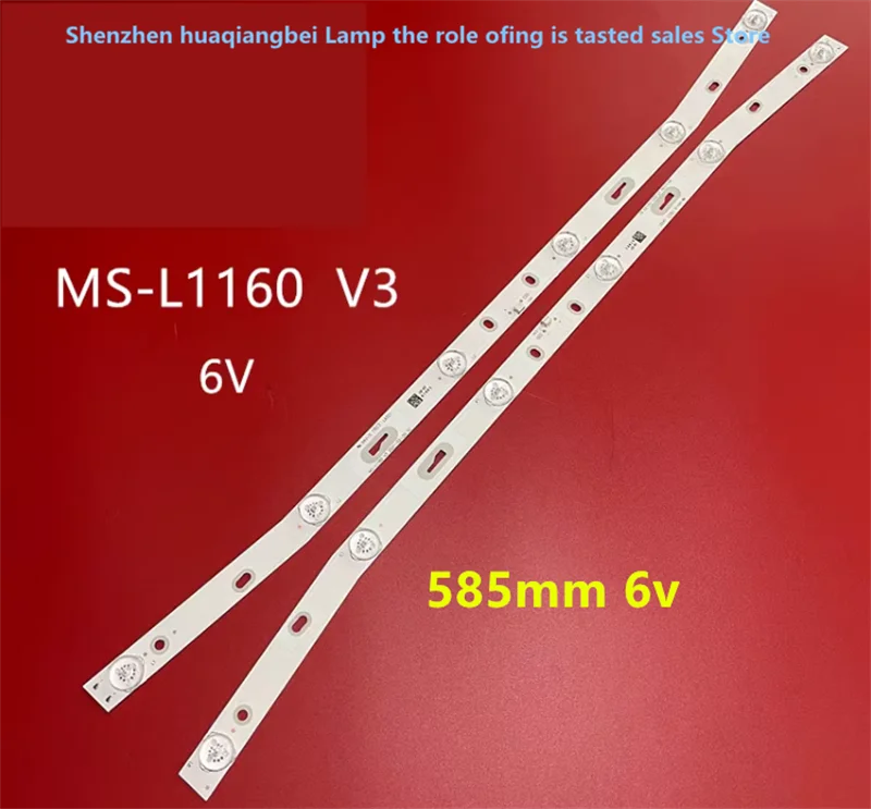 New　 for original bright color  MC-32A 3210  M32H TV LED light bar MS-L1160 R72-32D04   6LED  6V  594mm   100%NEW