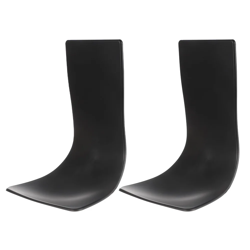 

2Pcs Black Plastic Drip Trays Soap Dispenser Non Slip Home Kitchen Plastic Serving Trays Bathroom Household Catcher
