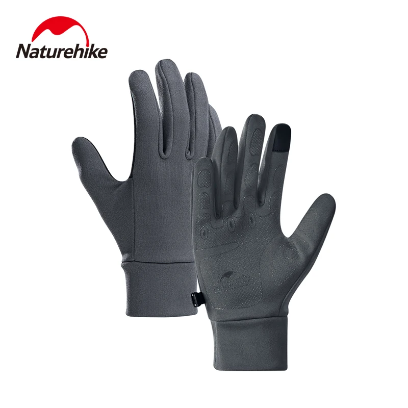 Naturehike Cycling Gloves Touch-screen Non-slip Full Finger Silicone Gloves Outdoor Sports Climbing Motorcycle Men Gloves