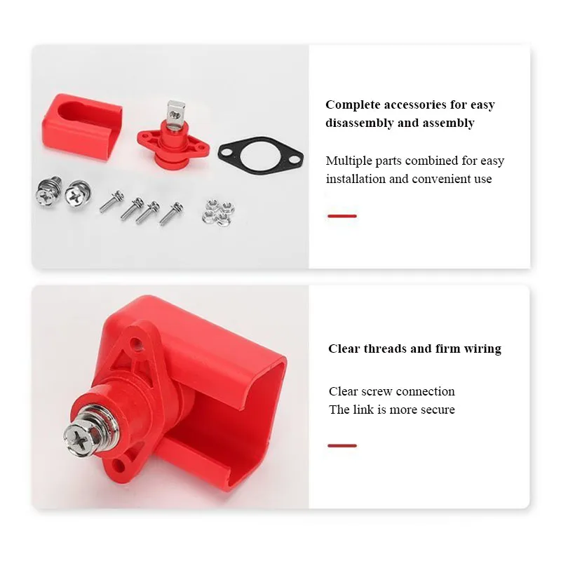 500A 300A 150A Lithium Battery Terminal Post High Current New Energy Ctorage Connector Through Wall Battery Terminal Blocks