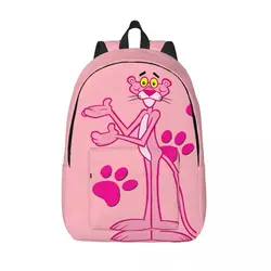 Pink Panther Paws Backpack for Student School Book Bags Daypack Preschool Primary Bag Hiking