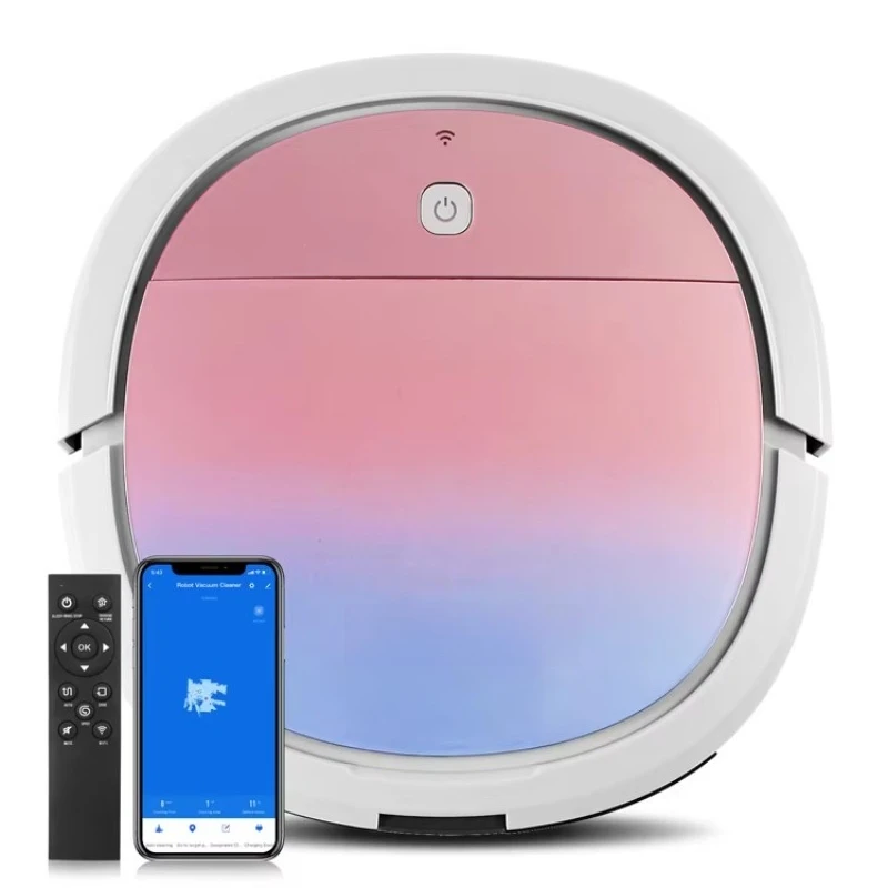 2021 تصميم جديد Klinsmann K196 مكنسة كهربائية أوتوماتيكية ذكية روبوتية