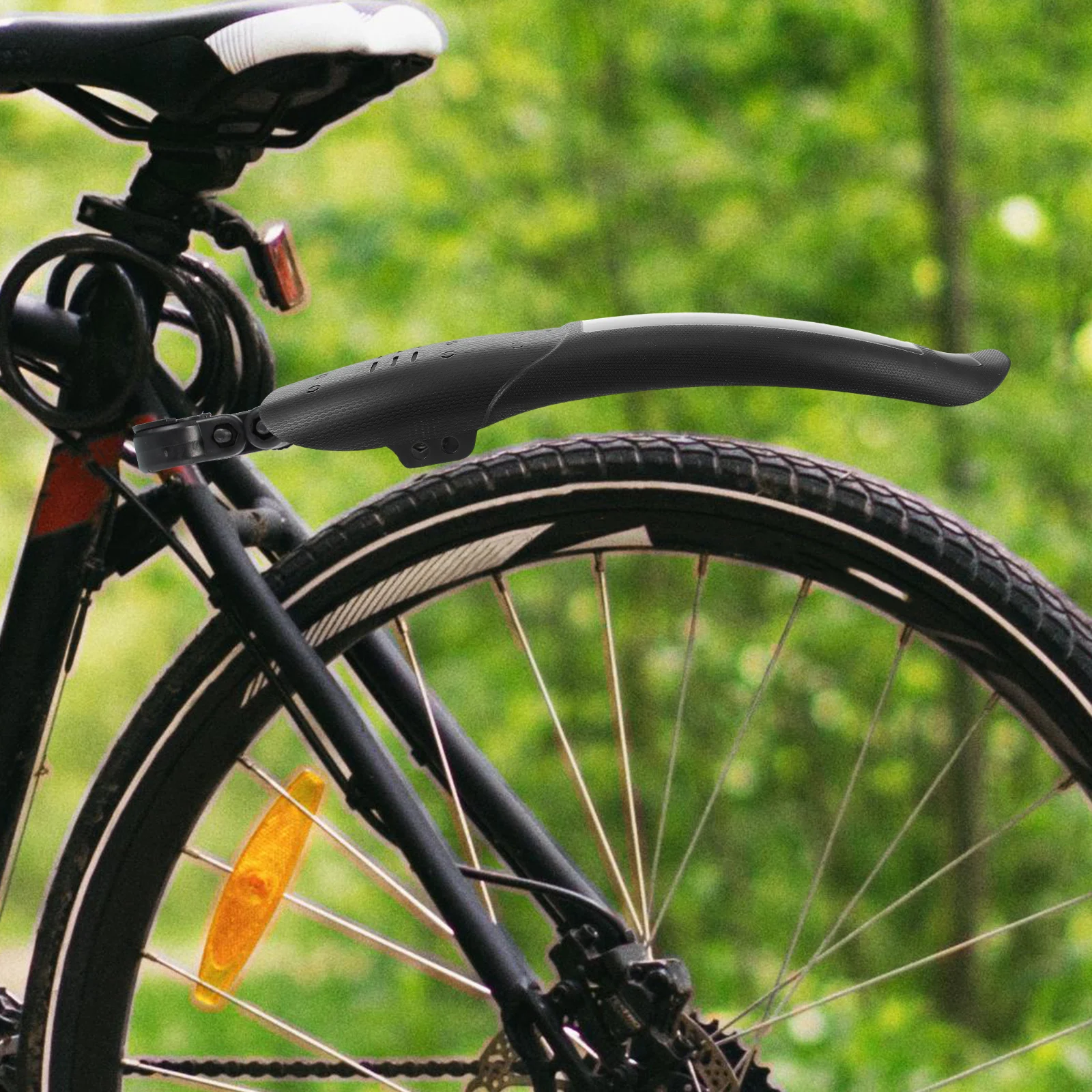 

Bicycle Mud Guards Road Bike Wear resistant Detachable Universal Outdoor Practical Black Durable Anti splashing Bike