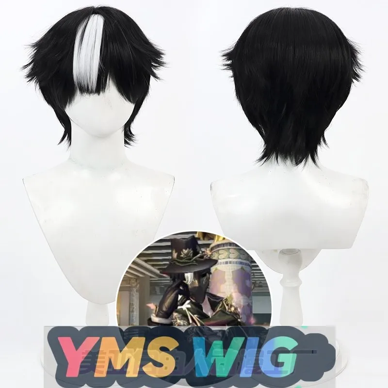 

[YMS WIG] Fifth Personality Evening Fragrant Skin Jack Cos Wig Black Hair Highlights White On Top