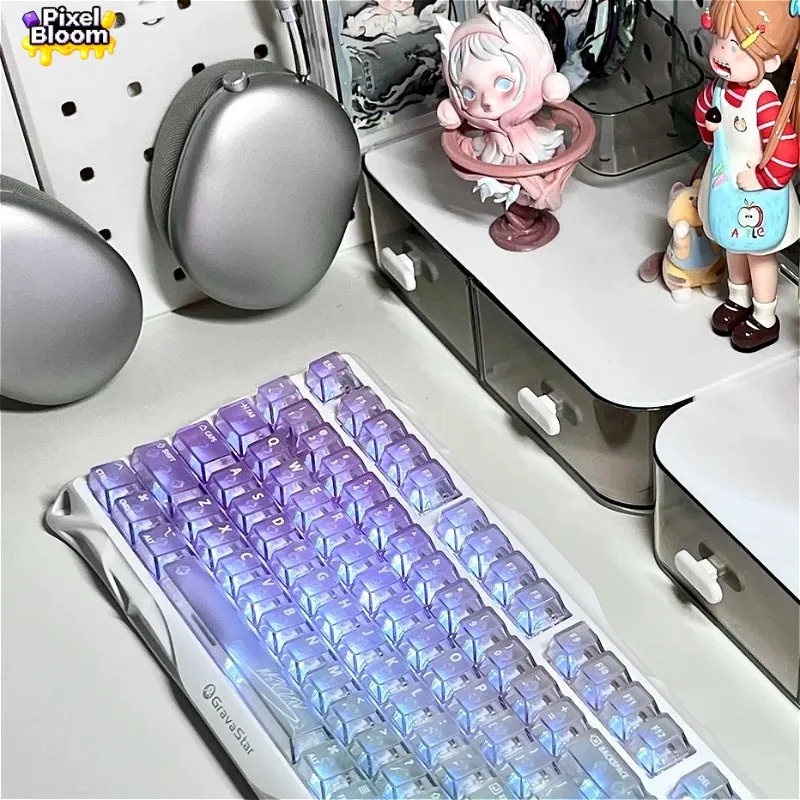 

Gravastar Cocoon 75 K1 LITE Mechanical Keyboard Cyberpunk Style Starlight Switches RGB Lighting Gaming Keyboard Gamer Gift