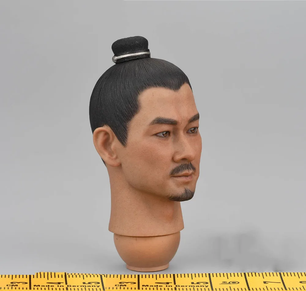 خمر سلالة مينغ آسيا جيتشو قائد ، ذكر رئيس النحت ، نحت نموذج ، صالح 12 "عمل الشكل جمع ، 1:6 KLG-R028 #4