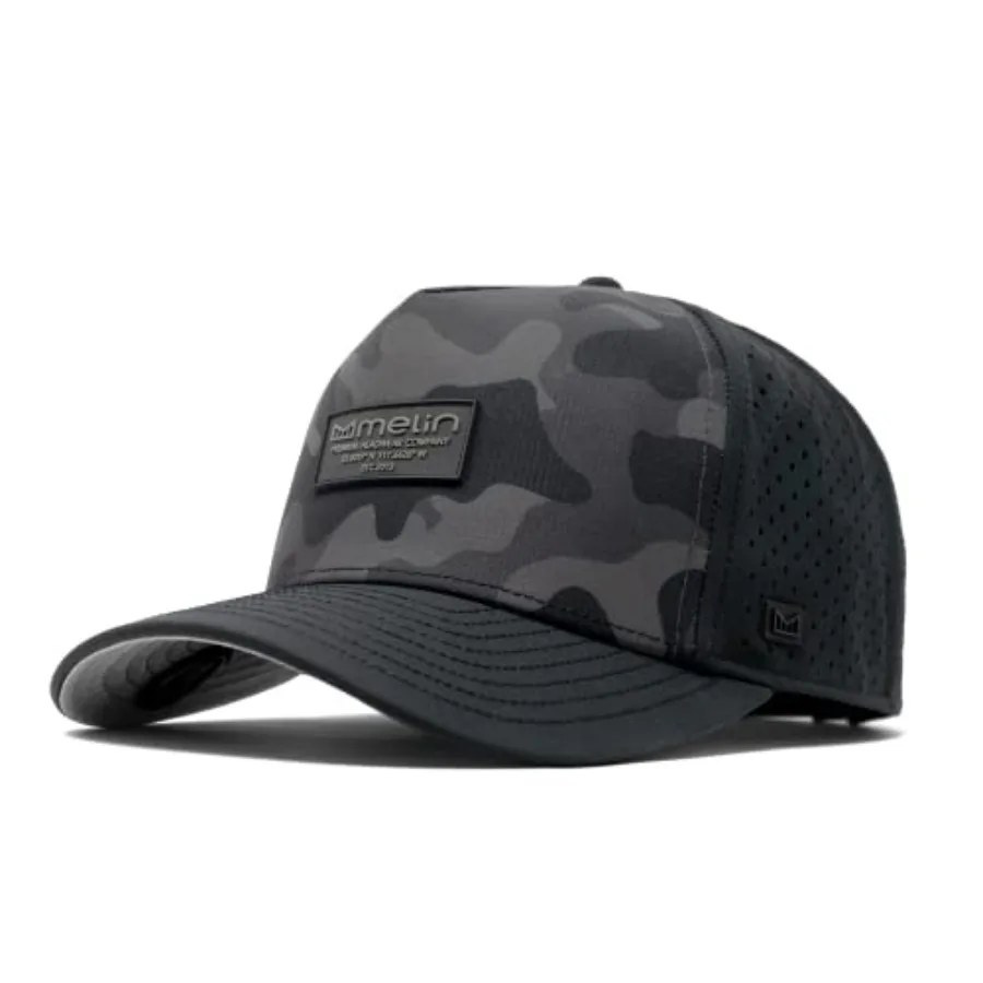 

Odysea Brick Hydro Snapback Hat: Water-Resistant Polyester Baseball Cap for Golf, Running, Workout Men Women, Gray