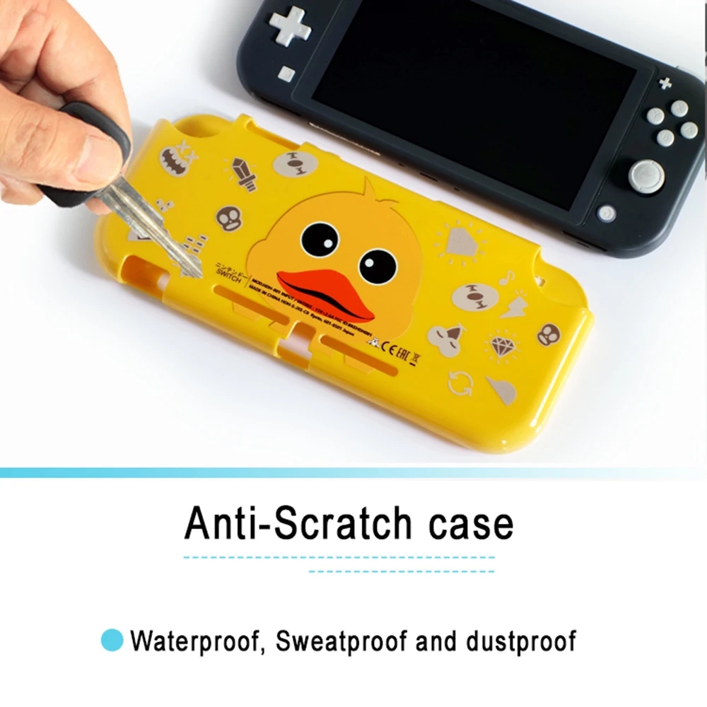 غلاف واقي ممتص للصدمات ، جراب كامل الدرجة ، متوافق مع مفتاح نيتندوا لايت ، كمبيوتر صلب ، مضاد للخدش