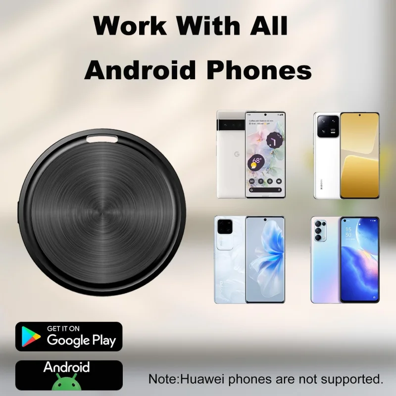 GPS Tracker for Android,Global Google Item Locator Anti-lost Device,with Google Find My Device App for Cars,Children, Wallets