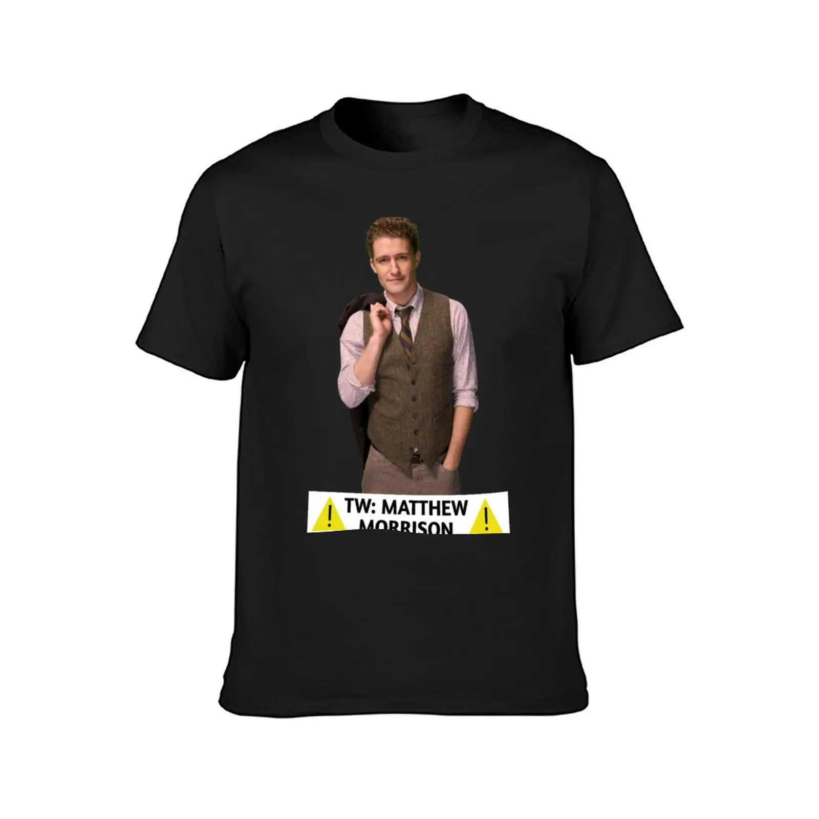 matthew morrison T-Shirt korean fashion vintage aesthetic clothes kawaii clothes mens big and tall t shirts