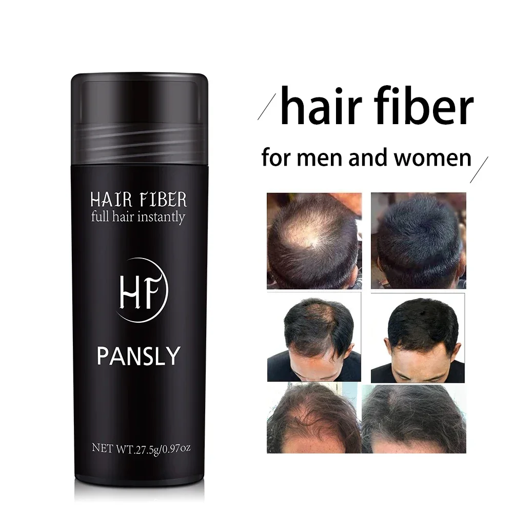 Hair Fiber Powder 27.5g Cover Sparse Hair Or Bald Spots Within 30 Seconds Plant Fibres Natural Dyes Hair Building Fibers