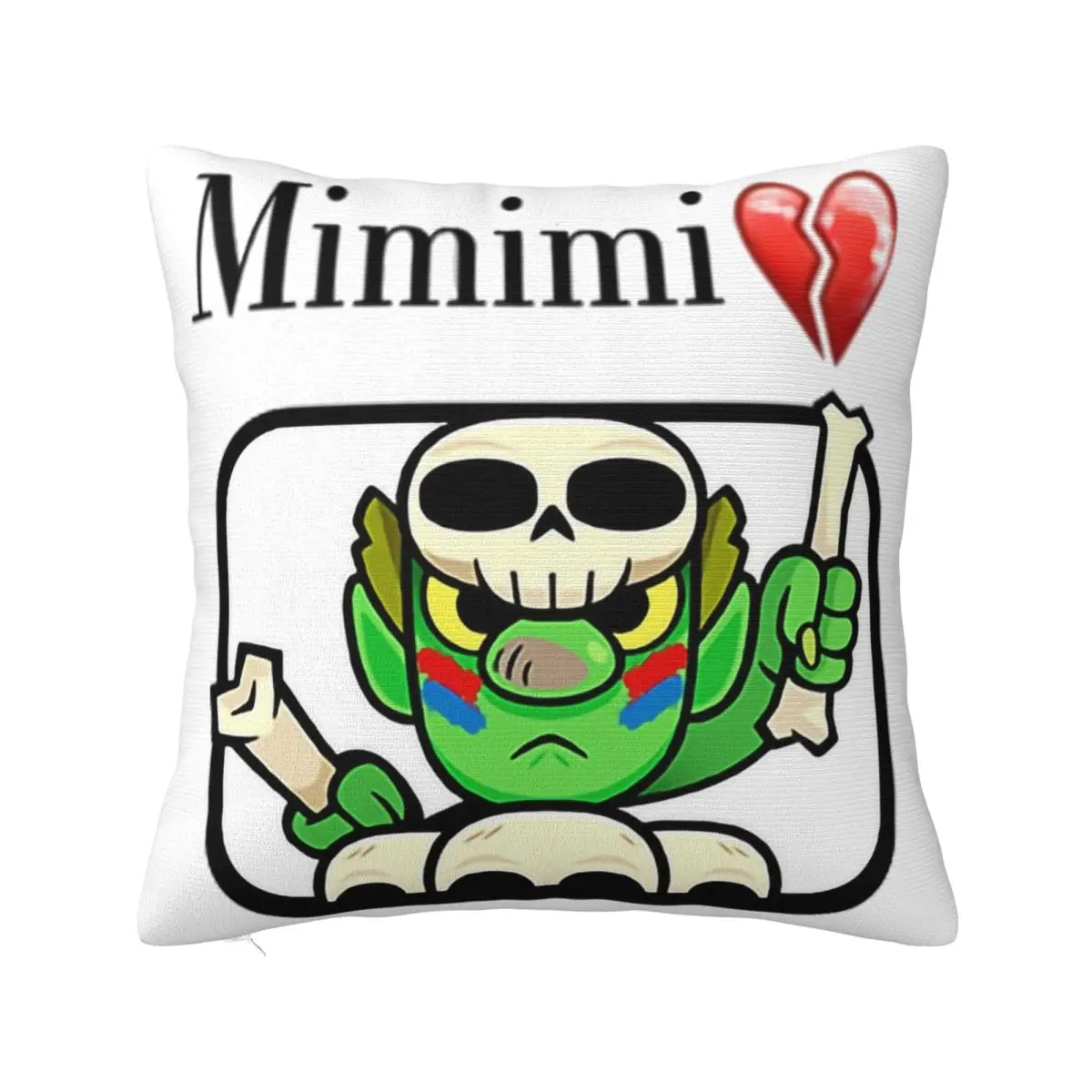 نمط جديد الصدامات المنزلية Royalees عفريت البكاء MeMeMe زينة سادات Merch وسادة تغطي سستة متعددة الحجم #1