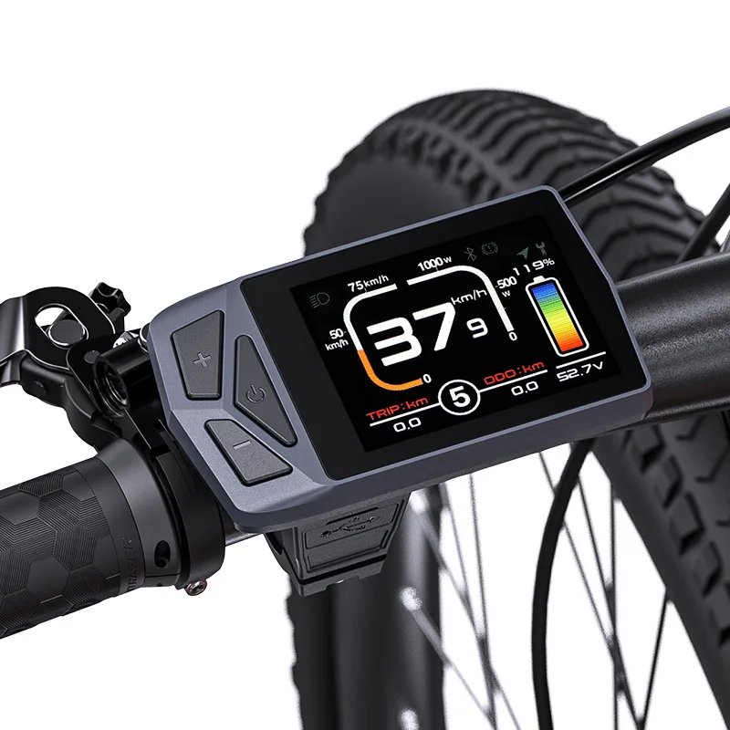 

Новый прибор BAFANG B02n с Bluetooth-адаптером для двигателя среднего привода Bafang BBS HD Motor Colorful Code Meter