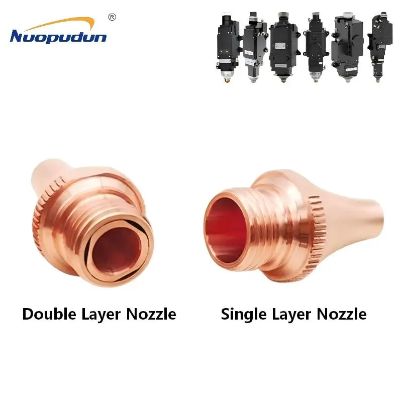 BOCI BOCHU 3D Laser Cutting Nozzle D11 H19 M8 with Ceramic Ring For Pipe Laser Cutting Head BLT310T BLT421T BLT442T BLT461T