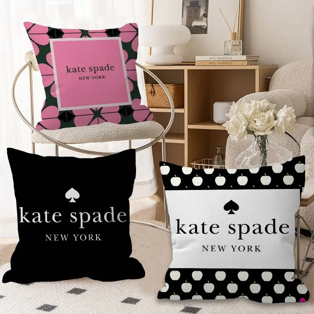 Funda de cojín con diseño de flores K-Kate Classic S-Spade, cojines decorativos de poliéster para sofá, funda de almohada decorativa para el hogar