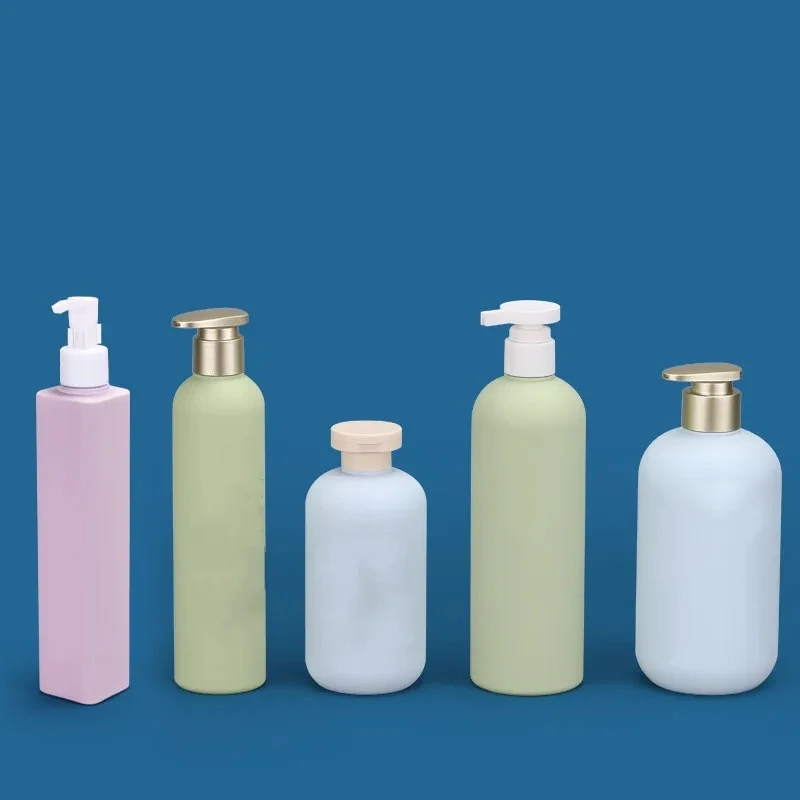 5/10/25pcs 200/250/300/400/500ml Empty Lotion Bottle With Pump/ Flip Cap Shampoo Shower Gel Body Wash Cosmetic Dispenser Bottle