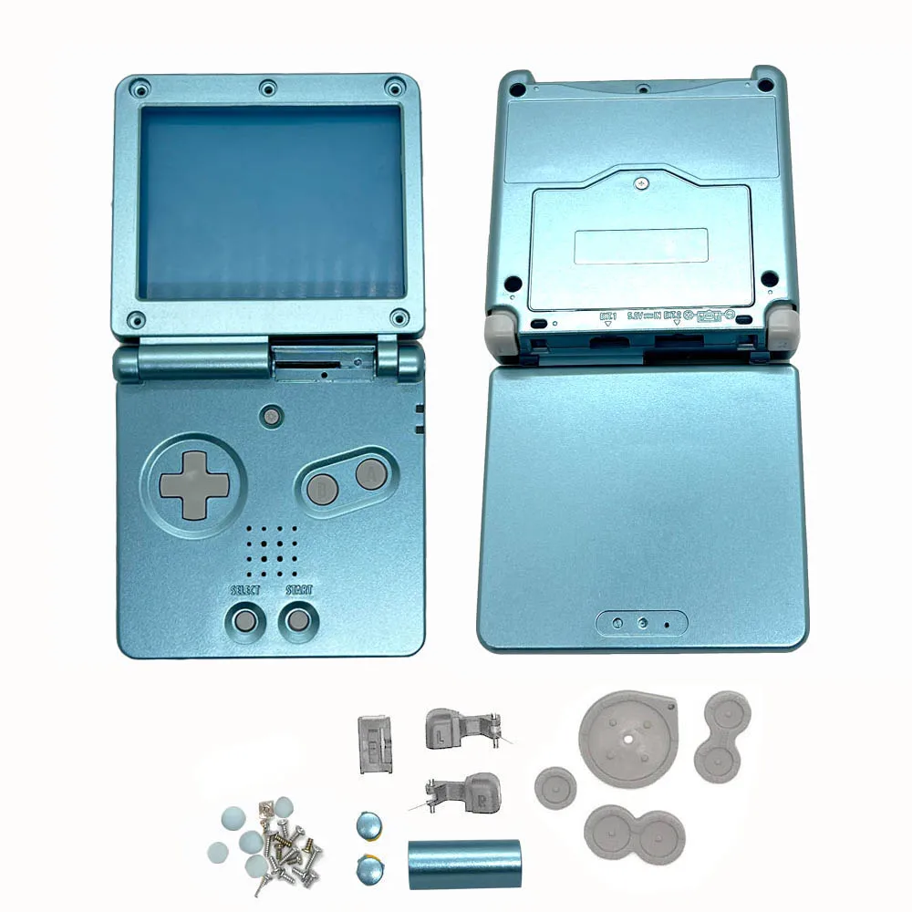 New Shell Case for GBASP Housing GBA SP Shell with Buttons Sets Replacement for Gameboy Advance SP Game Accessories