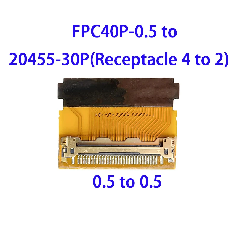 EDP/FPC Adapter Board 0.5mm/0.4mm Spacing Conversion Notebook Screen EDP 20455/20525 Female Seat 30pin/40pin Conversion