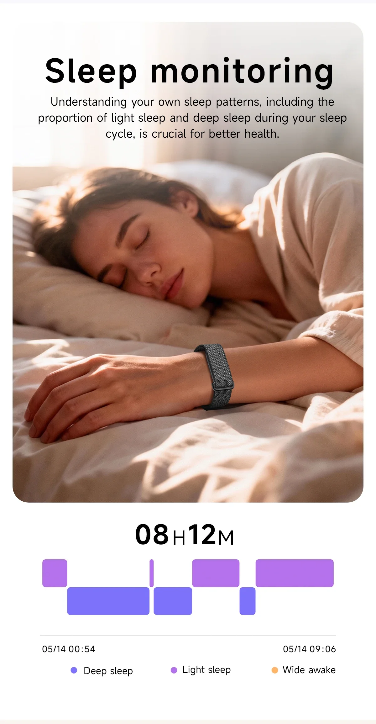 2026 Neues VWAR AIR Ultra Smart Band 20 Tage Akkulaufzeit 1ATM Wasserdicht 24/7 Herzfrequenz Stress Schlaf Fitness-Tracker Smart-Armband – Detail 11