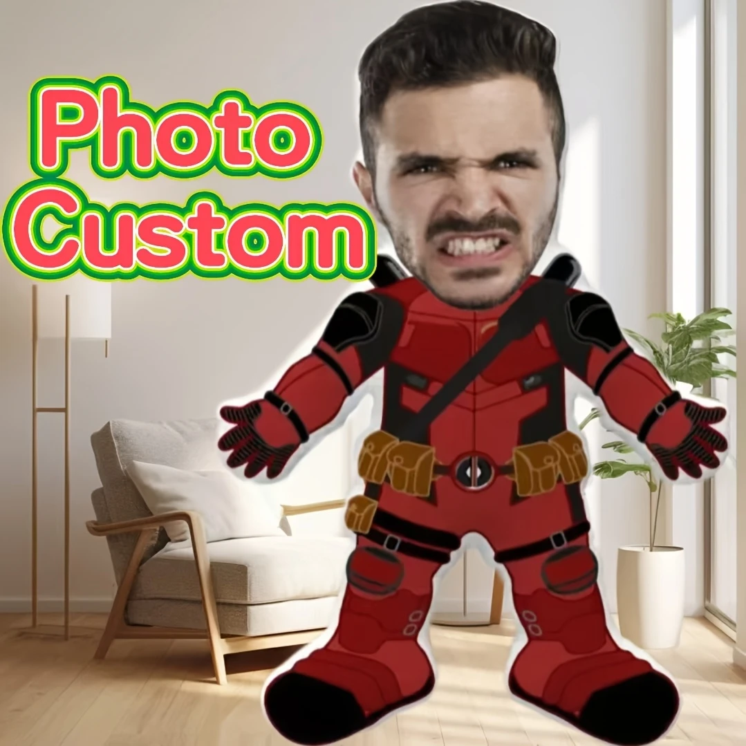 Custom Portrait Pillows, Personalized Cushions with Images, Attractive Design, Double-Sided Printing, Creative Gifts Suitable fo