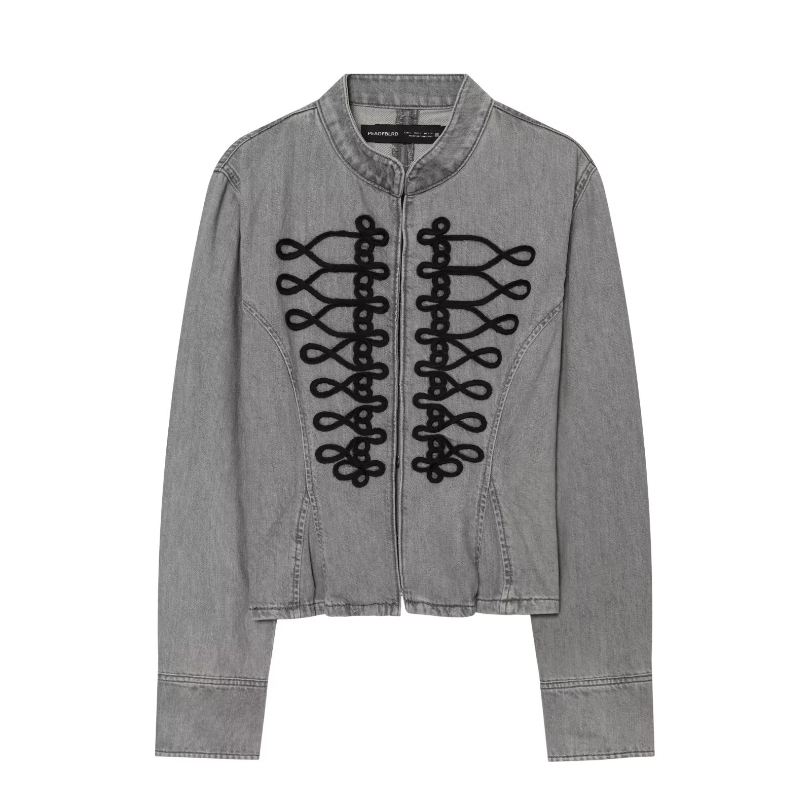European and American style women's clothing new 2026 fashion knot buckle decoration short skirt style hem jacket