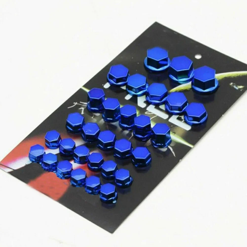 30 pz Tappo A Vite 1.4 cm (3 Pezzi) Placcatura 0.8 cm (12 Pezzi) 1.0 cm (10 Pezzi) Durata Moto Vite Dado Bullone Tappo Coperture Brand New