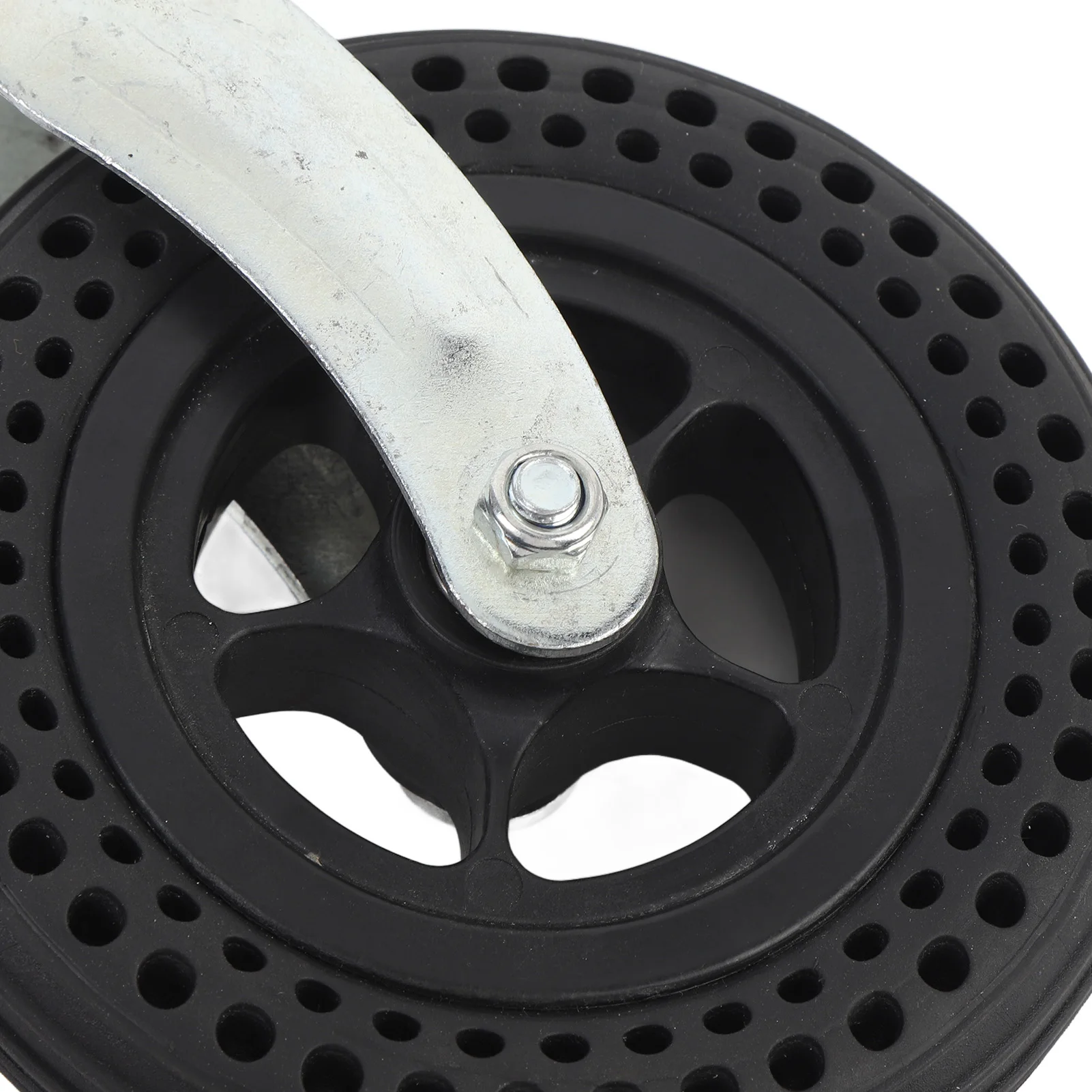 6 Inch Caster Wheel 75KG Load Bearing TPE Rubber Swivel Caster Wheel Replacement for Hand Cart Trolley