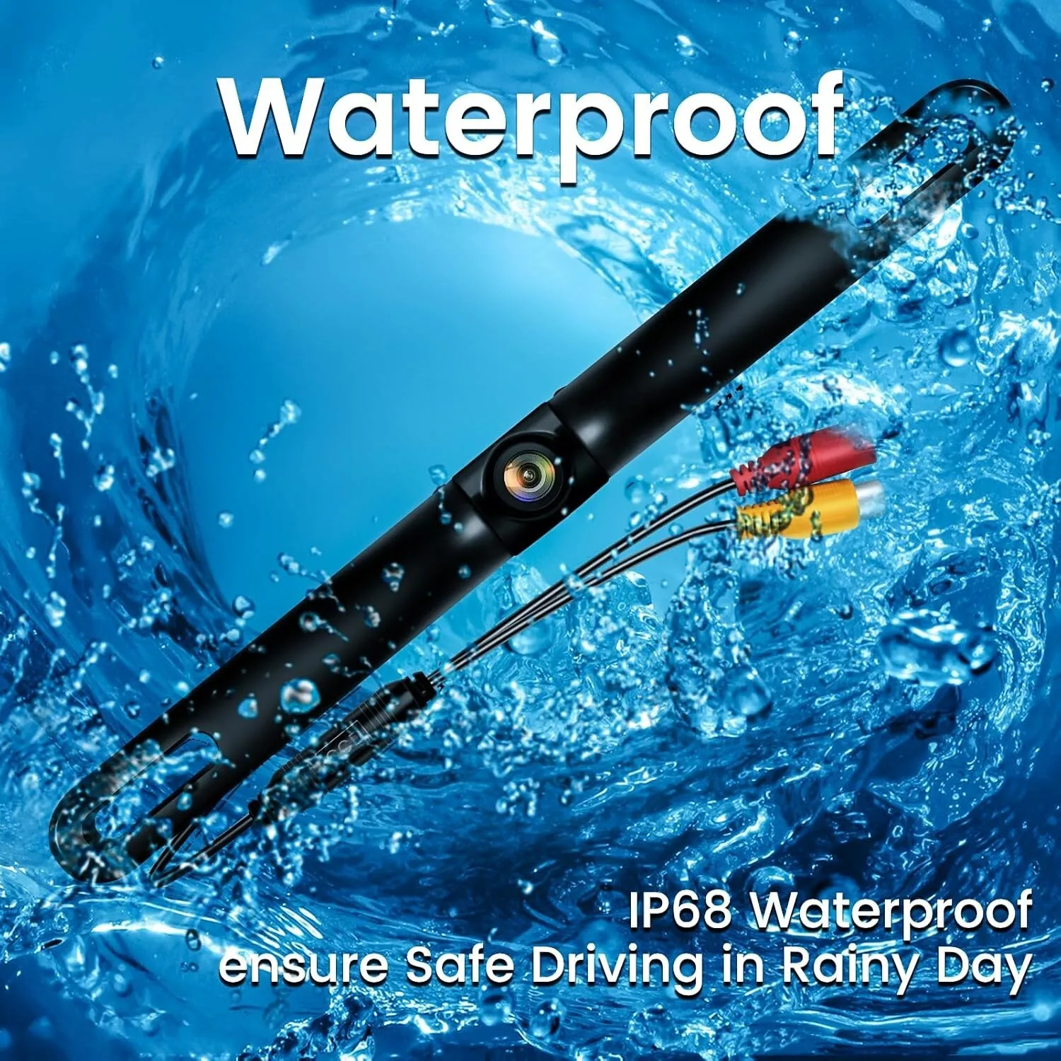 Scheda telaio targa universale per telecamera posteriore HD impermeabile