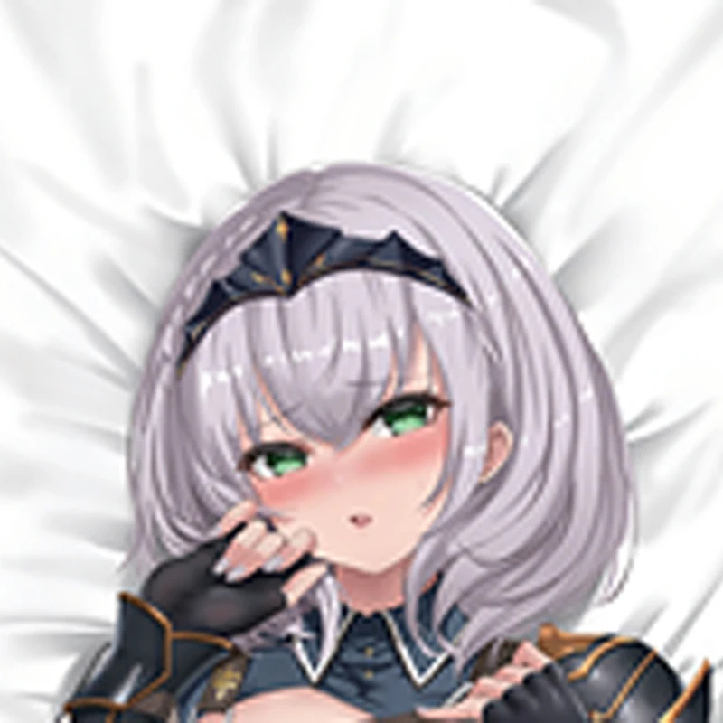 Dakimakura Anime Pillow Cover Shirogane Noel Double Sided Print 2Way Cushion Cover Xmas Gifts