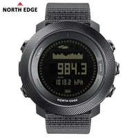 NORTH EDGE APACHE-D reloj Digital de buceo libre para hombres deportes al aire libre natación impermeable 100M altitud barómetro brújula relojes de pulsera