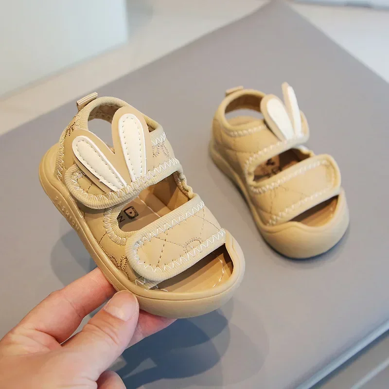 

Kids Boys Rabbit Ear Sandals Summer Cute Girls Infant Beach Sport Sandal Anti Slip Soft Sole Kids Toddler