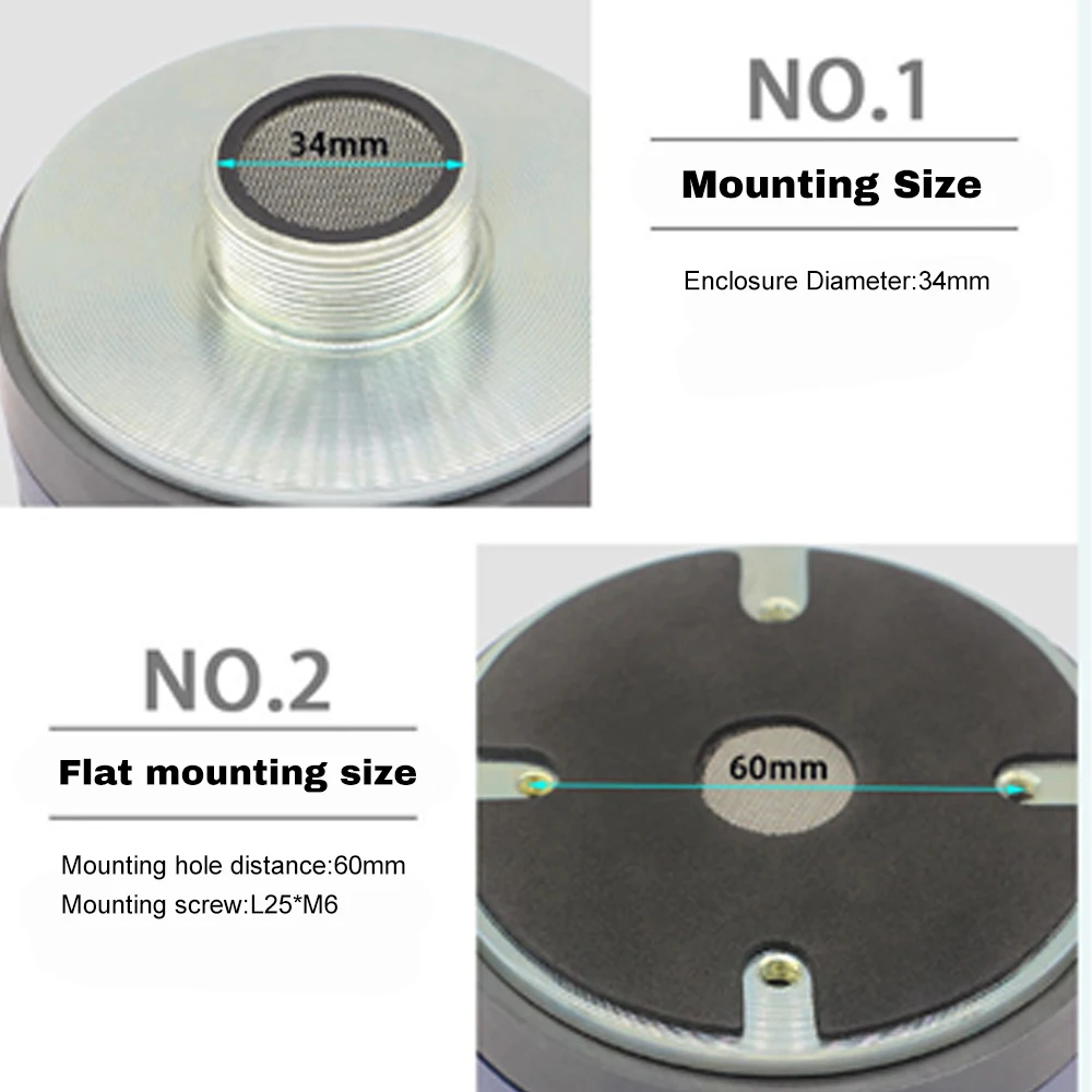 Tweeter Treble Compressions Driver 200 Watt High Power Car Audio Speaker Driver Screw Mounting Horn Accessories