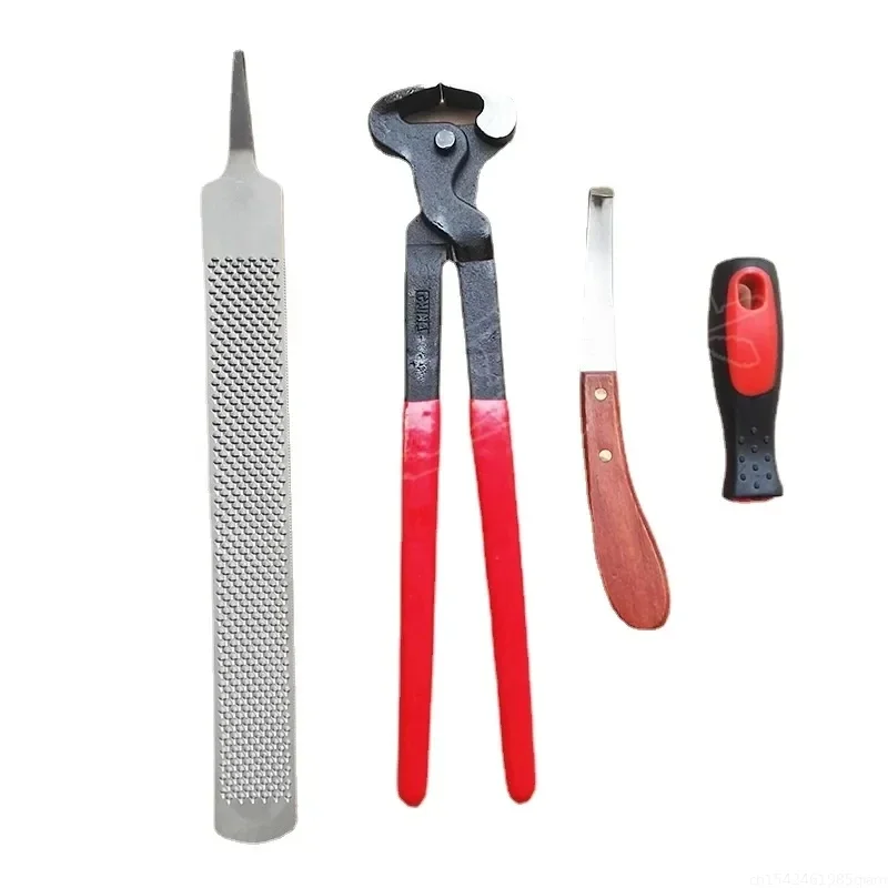 4PCS Horse Farrier Hoof Nipper Trim Shoeing Tool Horse Care Accessory