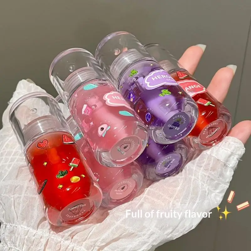 1/3 pièces d'huile à lèvres aromatisée aux fruits HERORANGE, baume à lèvres hydratant, hydratant, base pour lèvres, soin des lèvres, cosmétique