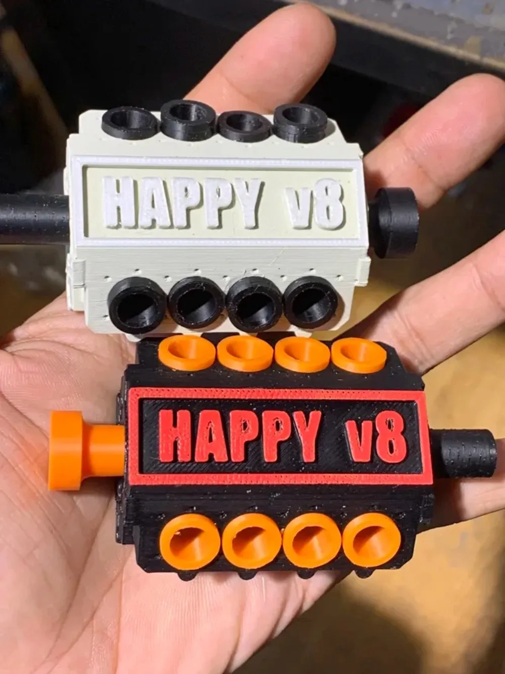 

3D Printing V8 Engine Model Cigarette Holder Ultimate Gift For Men Unique Car Theme Decor Smoking Accessory