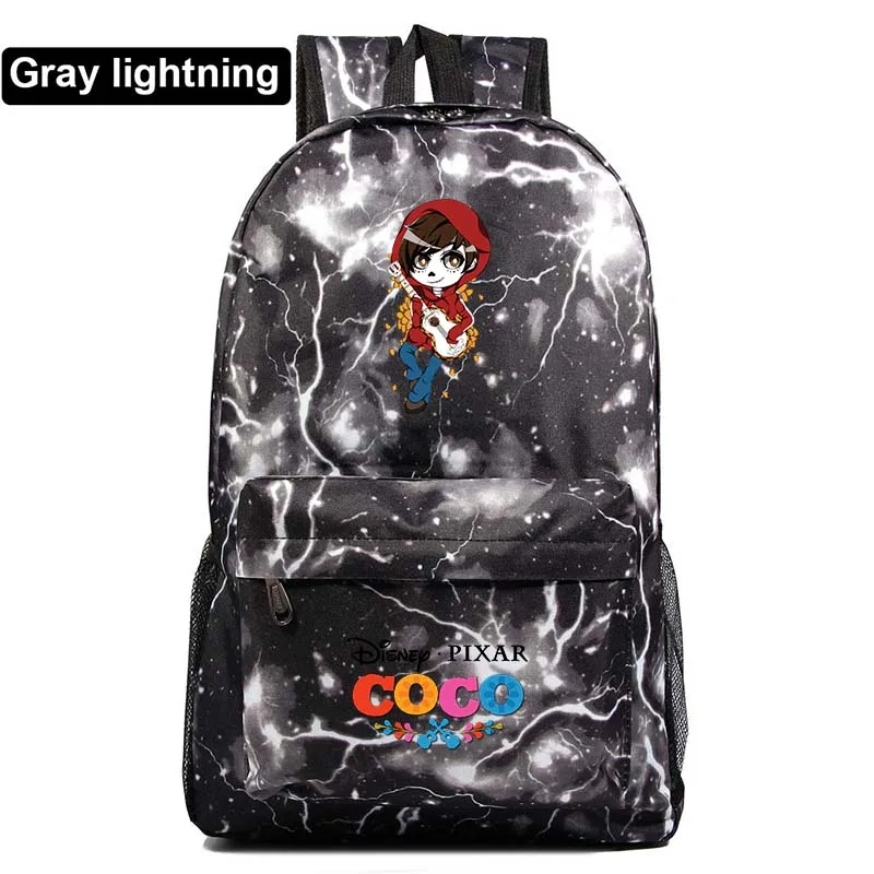 

Cartoon Disney Coco School Backpack Girls Boys Casual Schoolbag Teenager Harajuku Travel Bags Rucksack Mochila