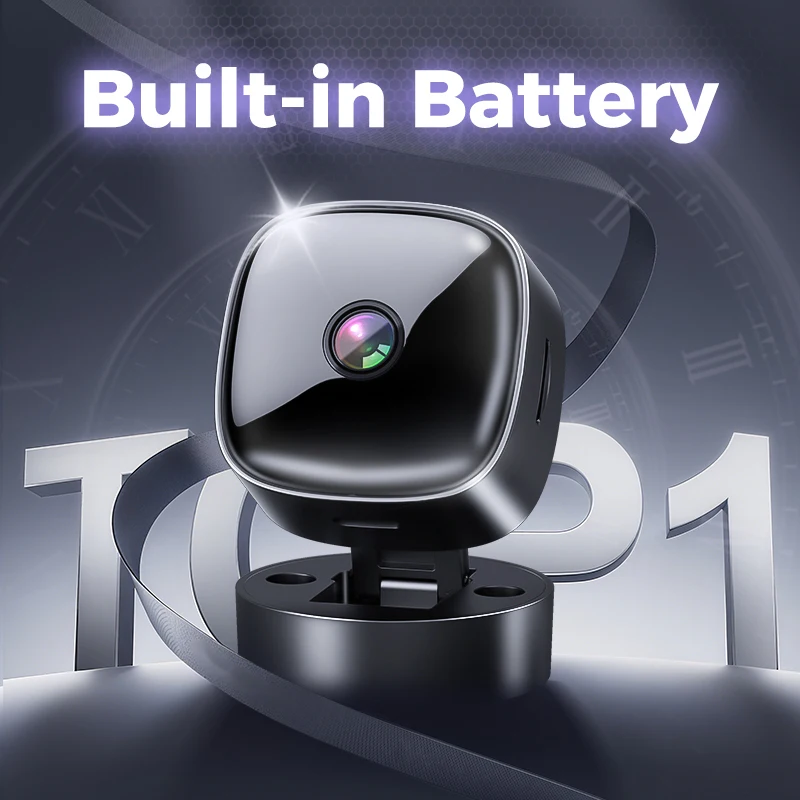 กล้องมินิ Xiaomi 6K HD กล้อง Wifi ไร้สาย ระบบรักษาความปลอดภัย กล้องวงจรปิด กล้องติดตามระยะไกล กล้องวิดีโอ กล้องวงจรปิดอัจฉริยะสำหรับบ้าน