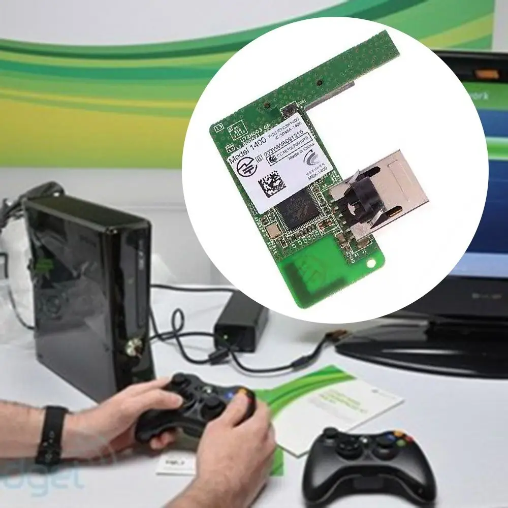 Akcesoria Uniwersalna bezprzewodowa karta sieciowa Oryginalna naprawa części zamiennych do kart WiFi Płytka modułu bezprzewodowego do Xbox 360 Slim